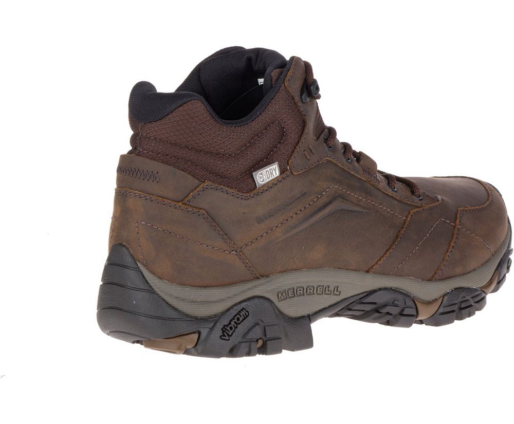Merrell Støvler Herre - Moab Adventure Mid Waterproof Wide Width - Brune - TCI924563